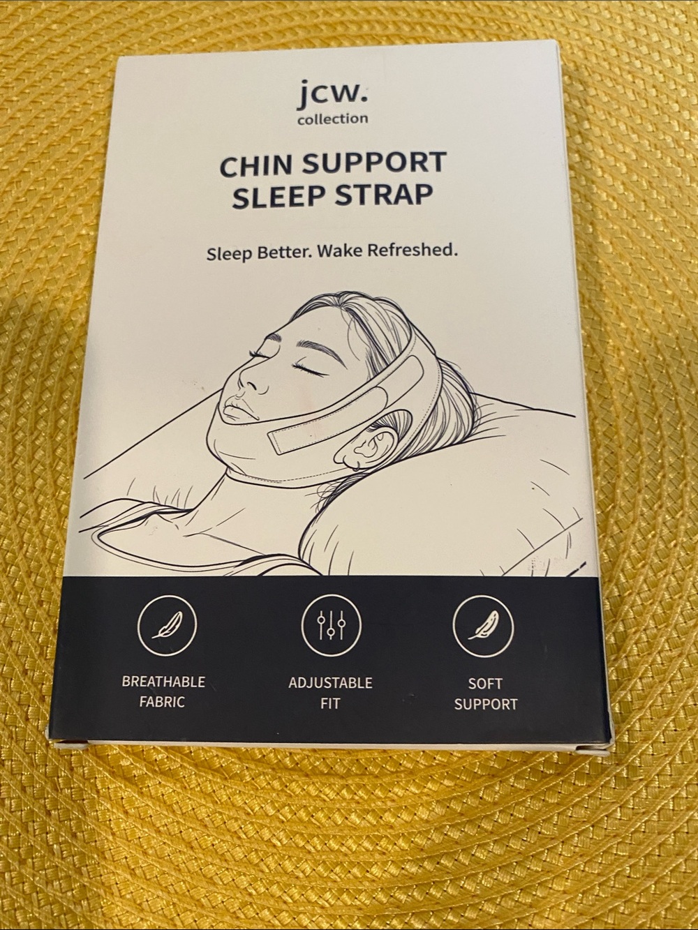 NIB JCW Collection Chin Support Sleep Strap